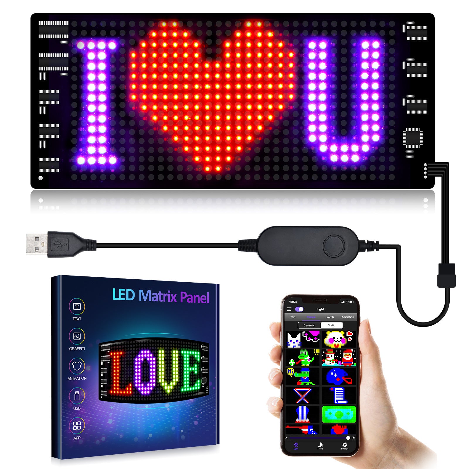 Programmable Ultra Thin LED Sign – The Edge Of Reality
