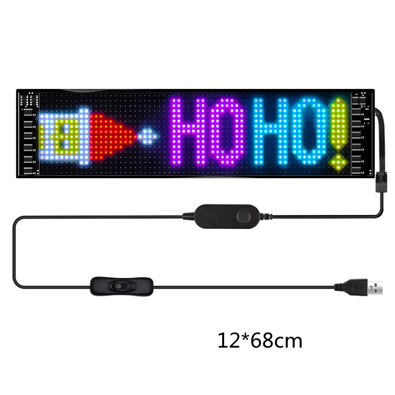 Programmable Ultra Thin LED Sign