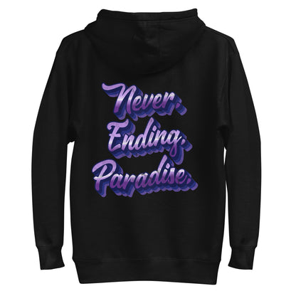 Purple wavy reality hoodie