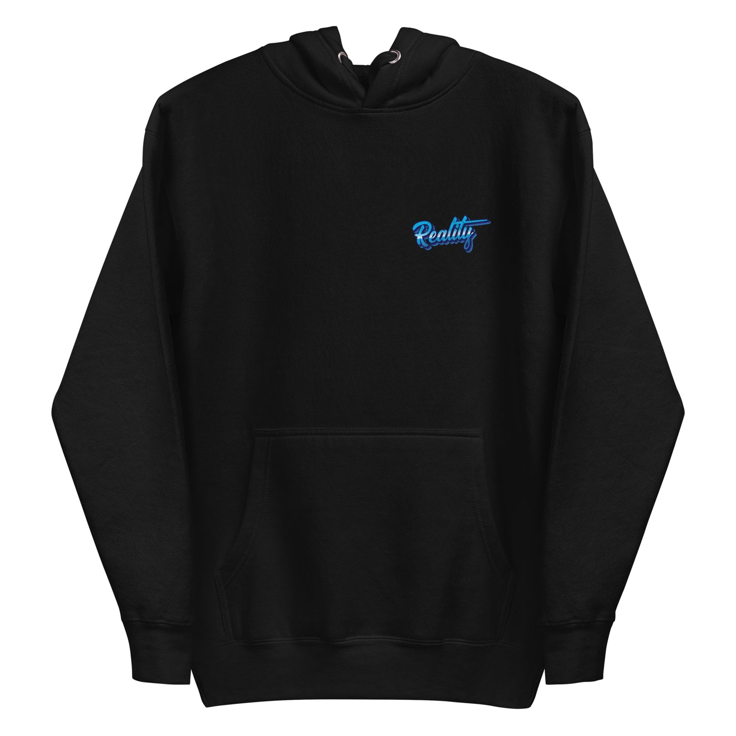 Blue wavy reality hoodie