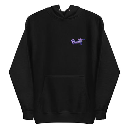 Purple wavy reality hoodie