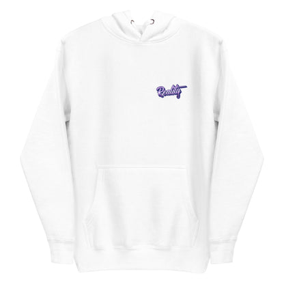 Purple wavy reality hoodie