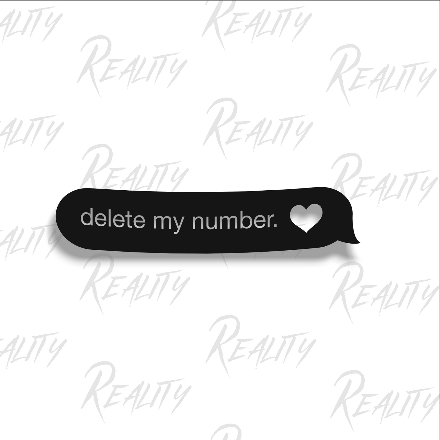 delete my number. sticker